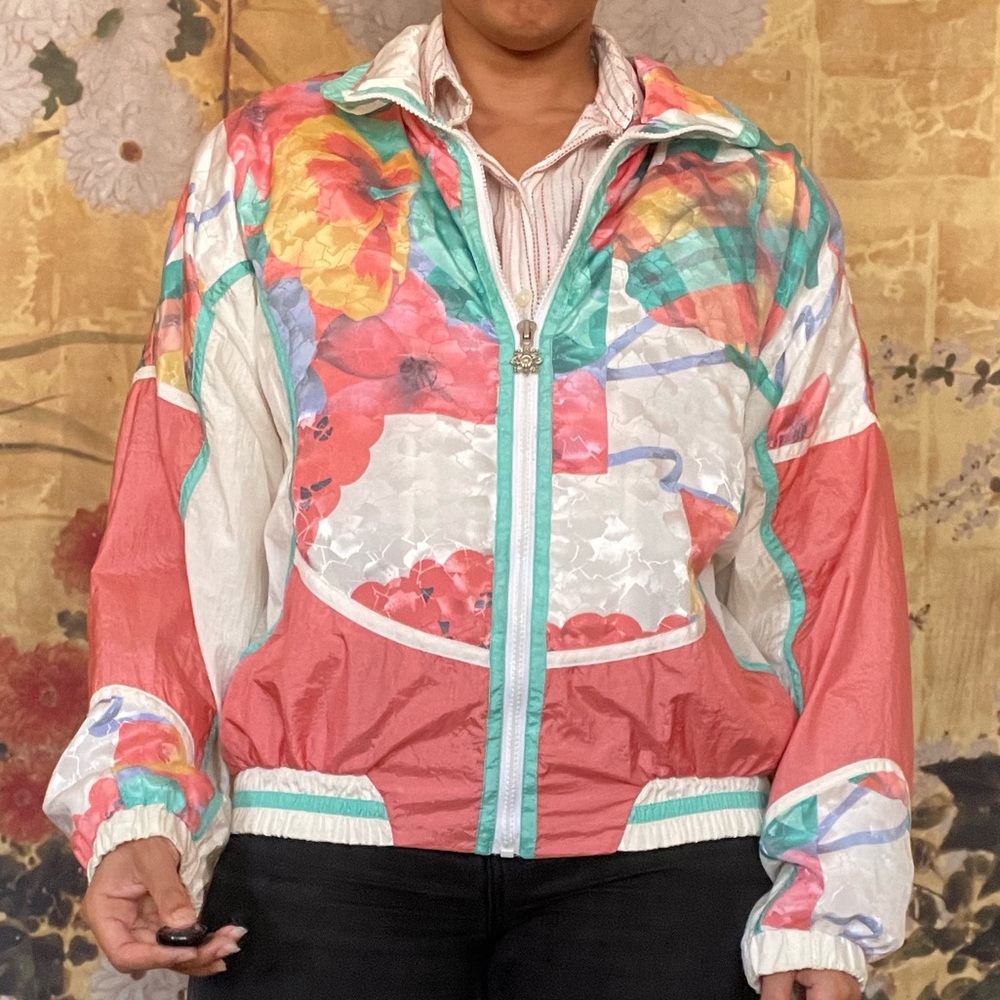 East West 80s windbreaker jacket